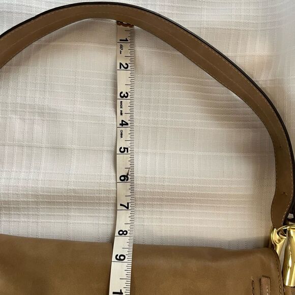 Steve Madden Vegan Flap Messenger Crossover Mocha Tan Shoulder Bag Purse - Picture 16 of 16